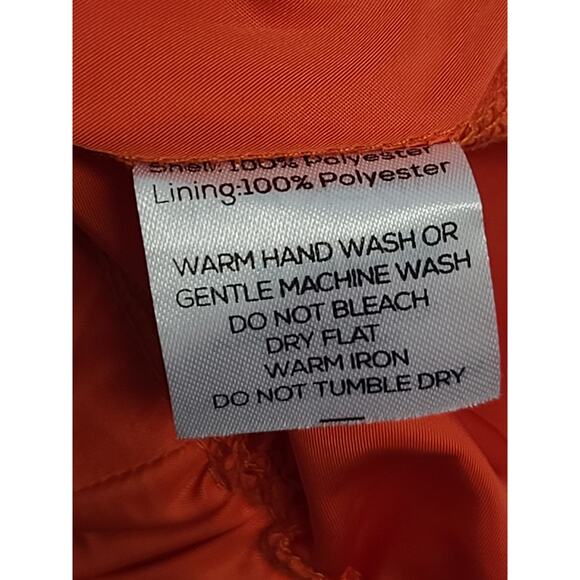 I AM GIA Orange White Mesh Nylon Jogger Pants - Picture 6 of 6